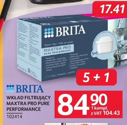 Wkład filtrujący Maxtra Pro Pure Performance 6-pak Brita promocja w Selgros
