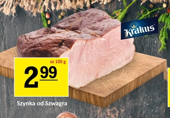 Szynka od Szwagra Krakus promocja w Gram Market
