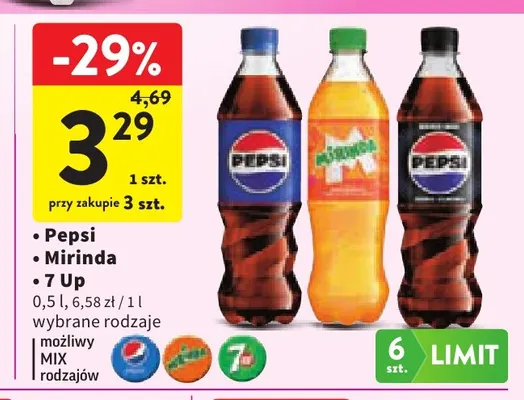 Napój gazowany Mirinda promocja w Intermarche