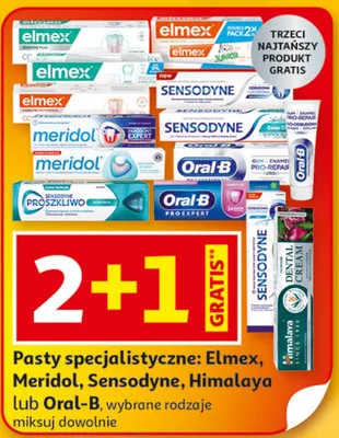 Pasty specjalistyczne Elmex promocja w Auchan