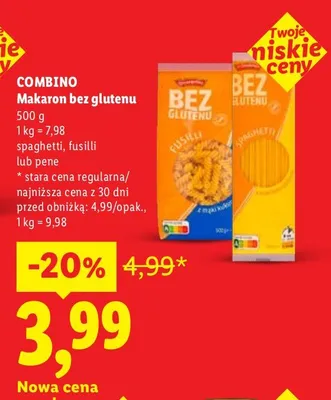 Makaron bez glutenu promocja w Lidl