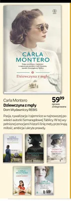 Książka Dziewczyna z mgły Carla Montero oprawa zintegrowana promocja w Empik