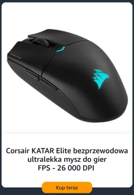 Mysz bezprzewodowa Corsair Katar Elite promocja w Amazon