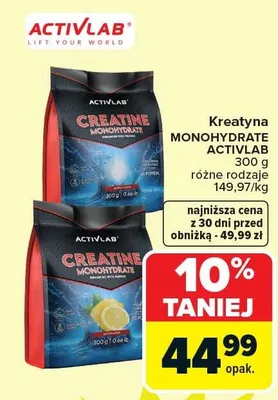 Kreatyna MONOHYDRATE promocja w Carrefour Market