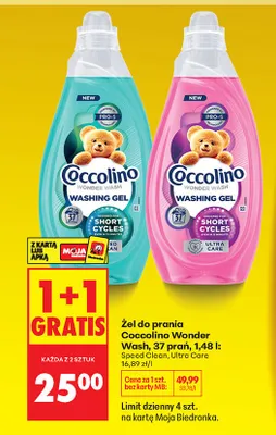 Żel do prania Wonder Wash Ultra Care promocja w Biedronka