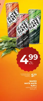 Napój Yerba Mate Mate Mate Peach-Lemon promocja w Duży Ben