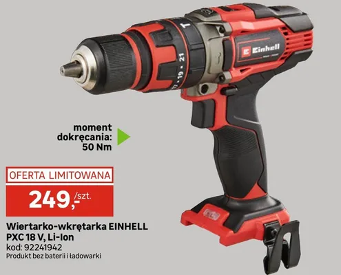 Wiertarko-wkrętarka EINHELL PXC 18V Li-Ion promocja w Leroy Merlin
