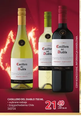 Wino Casillero del Diablo promocja w Selgros