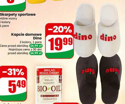 Wkład olejowy regulowany BIO9 promocja w Dino