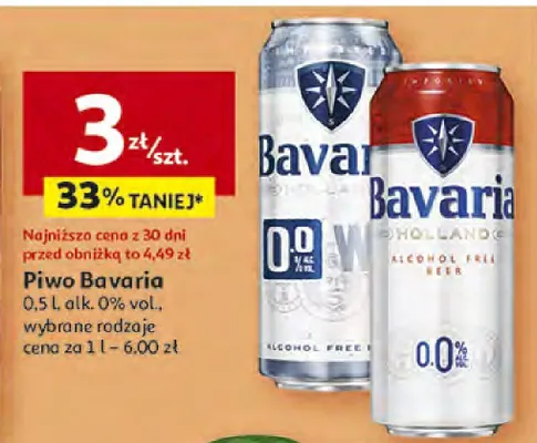 Piwo bavaria promocja w Auchan