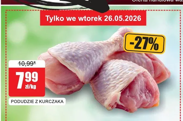 Podudzie z kurczaka promocja w Bingo