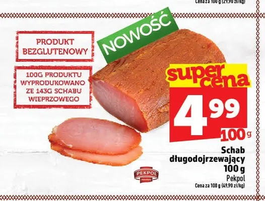 Schab długodojrzewający Pekpol promocja w TOPAZ
