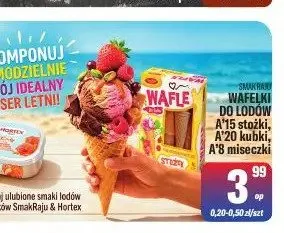 Wafle do lodów promocja w Tomi Markt