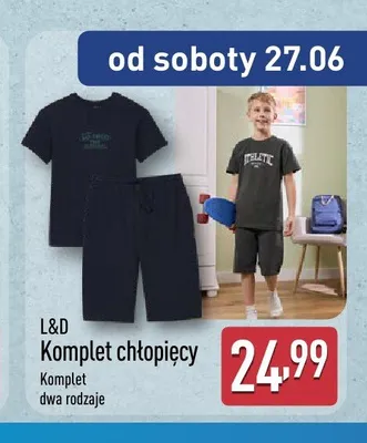 Komplet chłopięcy L&D promocja w Aldi