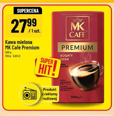 Kawa mielona MK Café Premium promocja w POLOmarket
