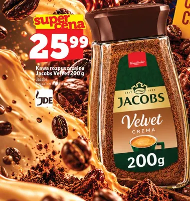 Kawa rozpuszczalna Jacobs Velvet promocja w TOPAZ