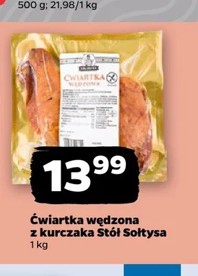 Ćwiartka wędzona z kurczaka Stół Sołtysa promocja w Netto