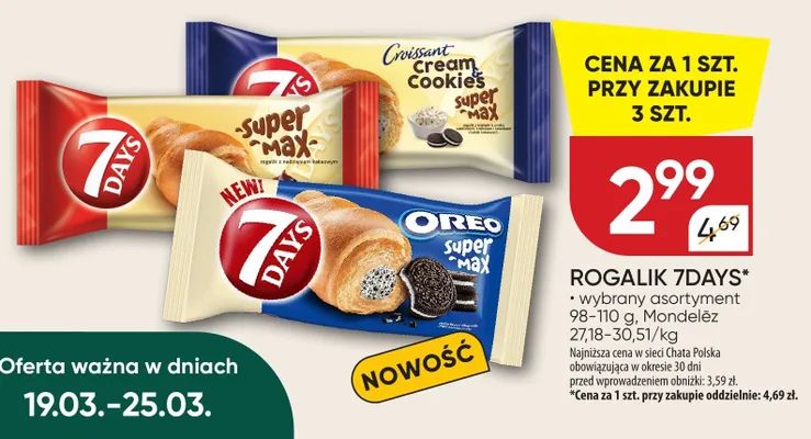 Rogalik 7Days Super Max promocja w Chata Polska