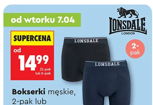 Bokserki męskie promocja w Biedronka