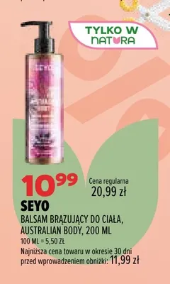 Balsam brązujący do ciała Australian Body Seyo promocja w Drogerie Natura