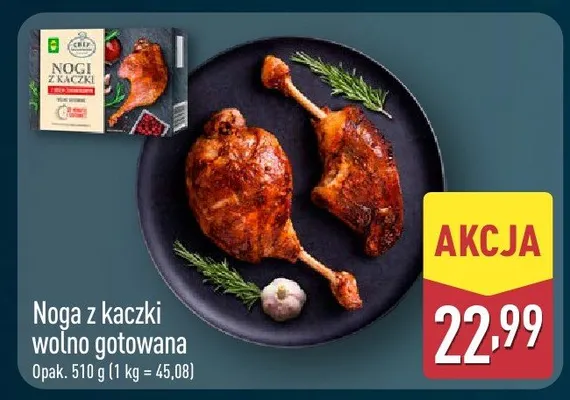 Noga z kaczki wolno gotowana promocja w Aldi