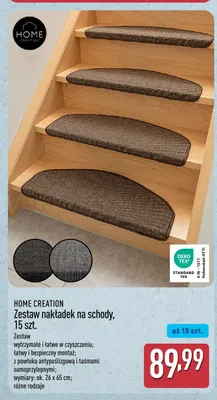 Zestaw nakładek na schody Home Creation 15-pak promocja w Aldi