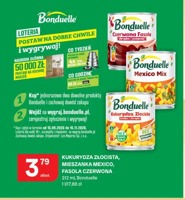 Kukurydza złocista Bonduelle promocja w Chorten