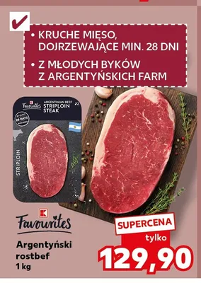 Argentyński rostbef Favourites promocja w Kaufland