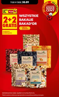 Śliwki suszone BakaD'Or promocja w Biedronka