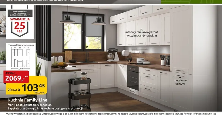 Kuchnia Family Line promocja w Black Red White