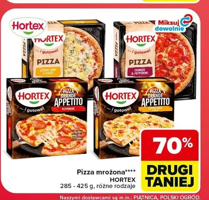 Pizza mrożona Hortex Chorizo & Pepperoni promocja w Carrefour Market