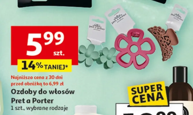 Ozdoby do włosów promocja w Auchan