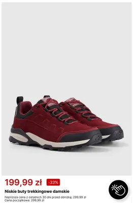 Niskie buty trekkingowe damskie promocja w 4F