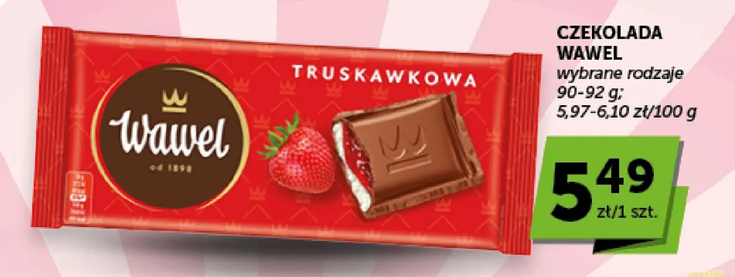 Czekolada Wawel promocja w Groszek