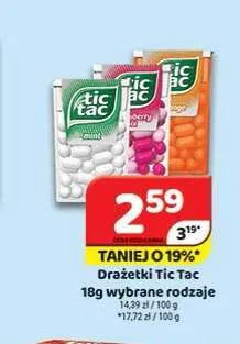 Drażetki Tic Tac Mint promocja w Delfin