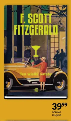 Książka Ten wielki Gatsby F. Scott Fitzgerald promocja w Empik