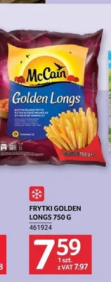 Frytki Golden Longs McCain 750g promocja w Selgros