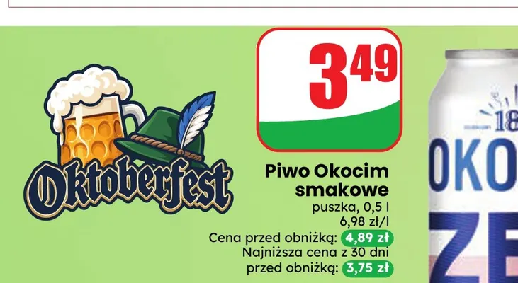 Piwo Okocim smakowe promocja w Dino