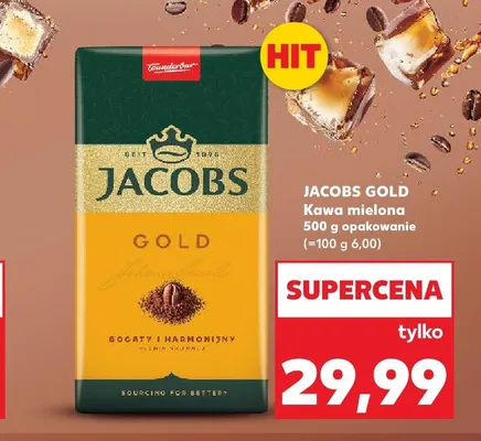 Kawa mielona Jacobs Gold promocja w Kaufland