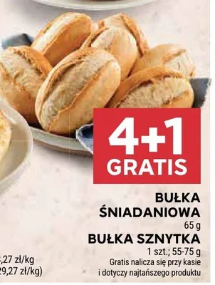 Bułka sznytka promocja w Stokrotka