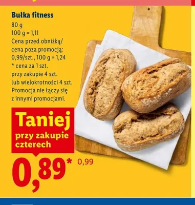 Bułka fitness promocja w Lidl