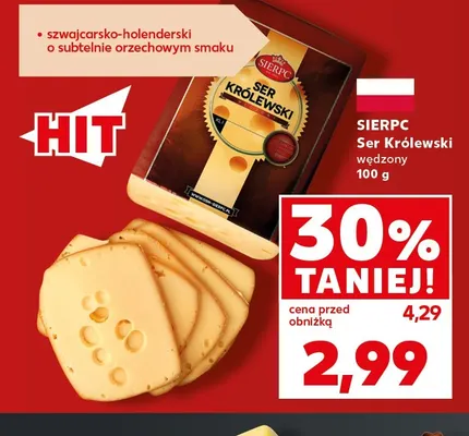 Ser Królewski wędzony Sierpc promocja w Kaufland