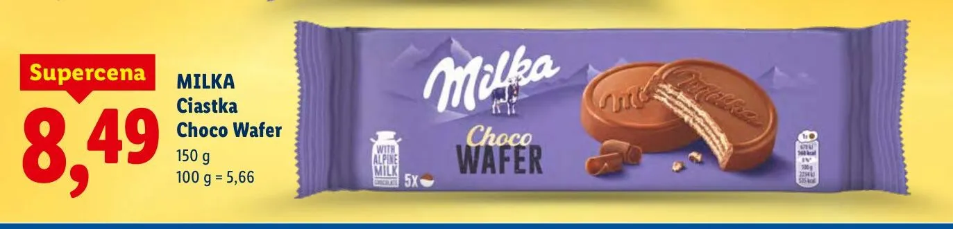 Ciastka Choco Wafer promocja w Lidl