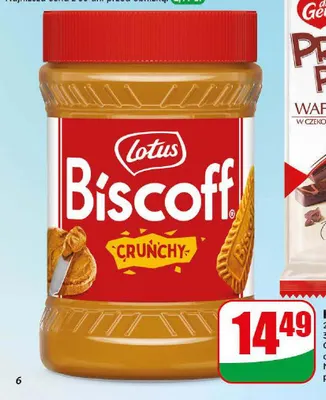 Krem Lotus Biscoff promocja w Dino