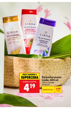 Żel pod prysznic Linda Kremowe Wygładzenie promocja w Biedronka