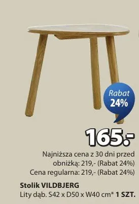 Stolik VILDBJERG promocja w Jysk