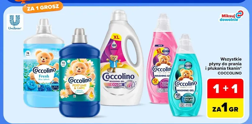 Żel do prania Wonder Wash Speed Clean Coccolino promocja w Carrefour