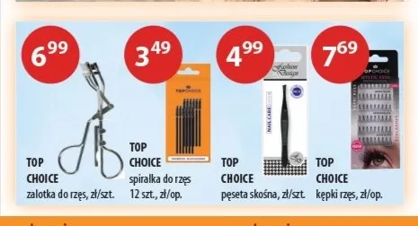 Kępki rzęs Top Choice promocja w Drogerie Laboo