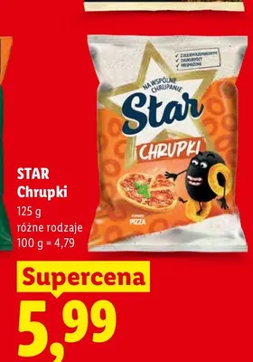 Chrupki Star pizza promocja w Lidl