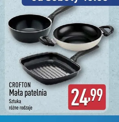 Mała patelnia CROFTON promocja w Aldi